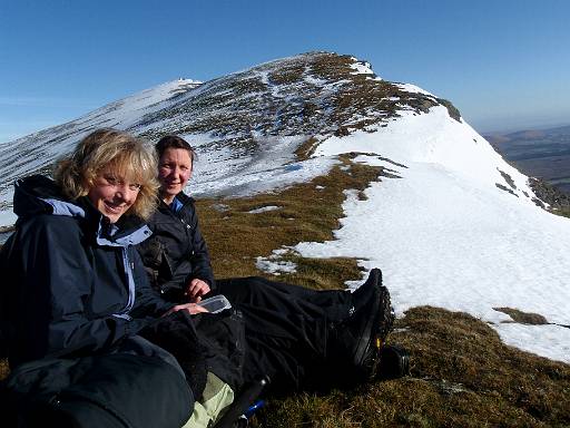 12_23-2.jpg - Chris and Hazel looking to Blencathra summit