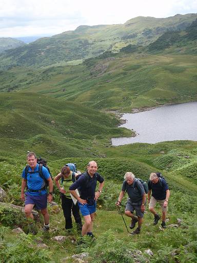 10_46-1.jpg - Climbing from Easedale Tarn