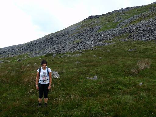 13_39-1.JPG - Lindsey having survived the descent from Narrowgate Beacon