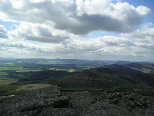 P1010145.JPG - Looking South from Mither Tap