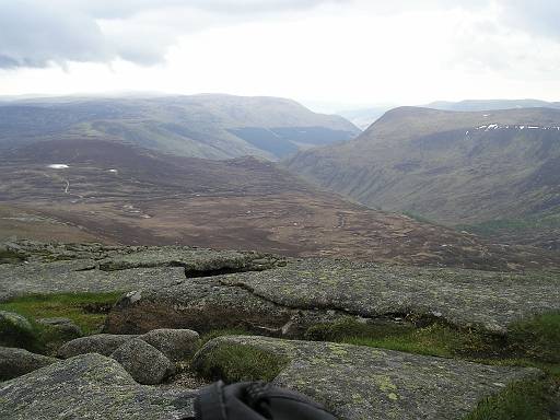 P1010179.JPG - Looking to Glen Clova from Broad Cairn