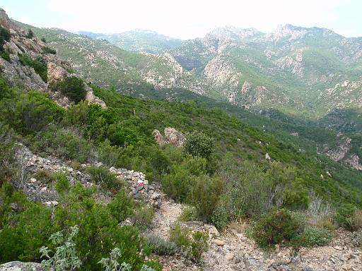 11_26-1.jpg - Mountain scenery, and the first slightly descending path.