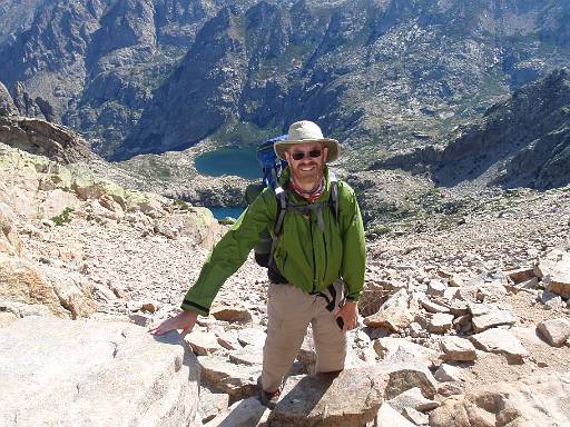 09_06-1.jpg - Richard at the Breche de Capitellu. Highest point on the GR20.