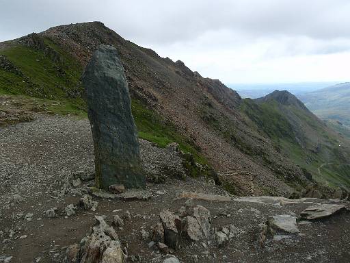 09_11-1.jpg - Summit ridge. The climbing gets easier here. View to Garnedd Ugain and Crib Goch.