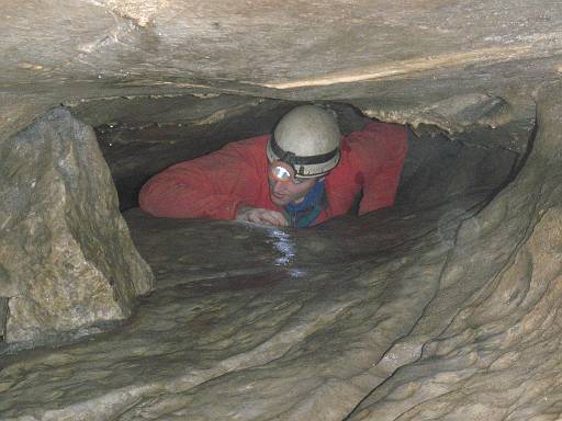 10_31-1.jpg - Thomas in Giant's Hole. This bit was actually optional.