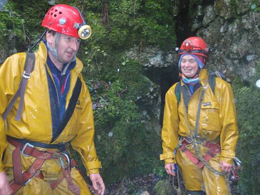 11_47-1.jpg - Jez and Beth - about to lead us down Nickergrove Mine