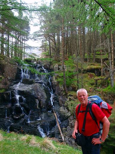 14_00-1b.JPG - Waterfall on the way to Moel Siabod. What Royal Wedding?