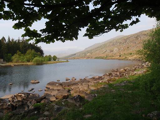 07_56-1.JPG - Looking over the lake near Plas y Brenin