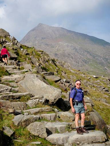 08_18-1.jpg - Paul on the PYG track, with Crib Goch behind