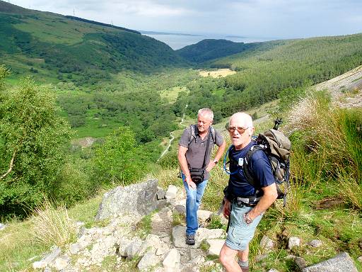 10_08-2.jpg - Phil and Paul with views looking back up the valley